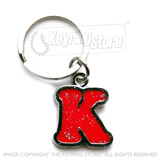 Letter Alphabet Initial Keyrings