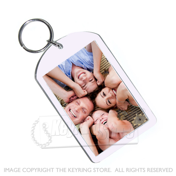 Large Photo Keyring