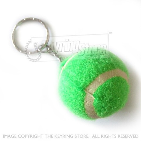 Tennis Ball Keyring