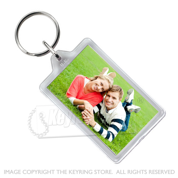 Rectangle Photo keyring