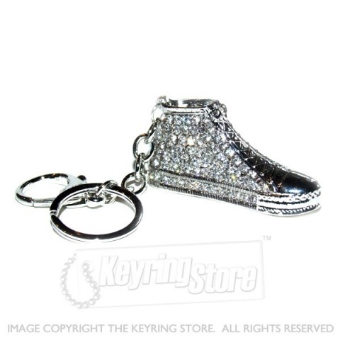 Diamante Shoe Keyring